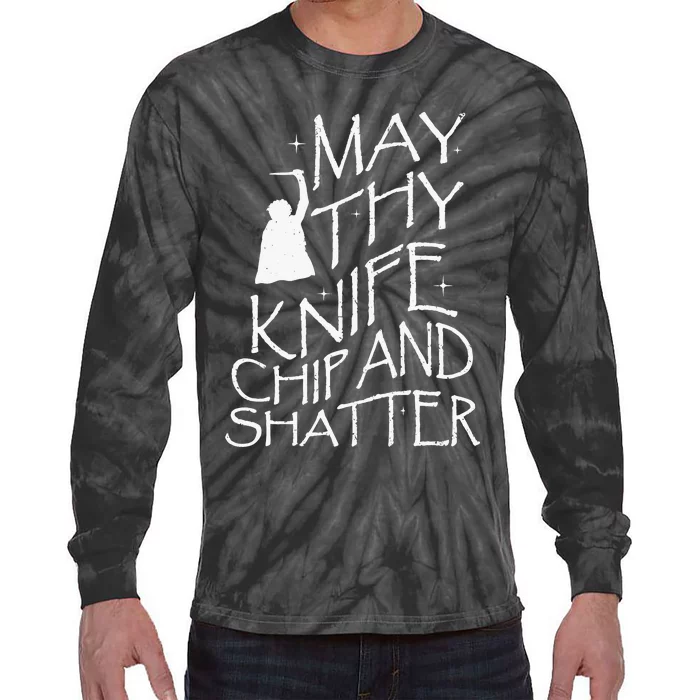 Dune Knife Chip And Shatter Tie-Dye Long Sleeve Shirt