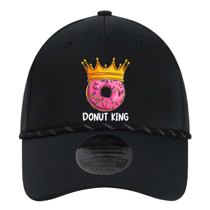 Donut King Doughnut Funny Donut Crown Sweet Baker Performance The Dyno Cap