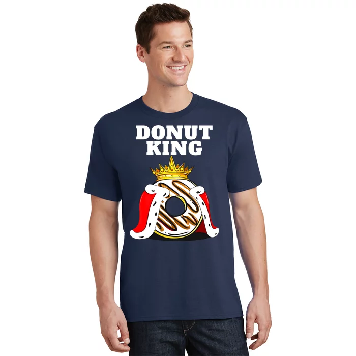 Donut King Doughnuts Funny Donut Lover Cute Donut T-Shirt