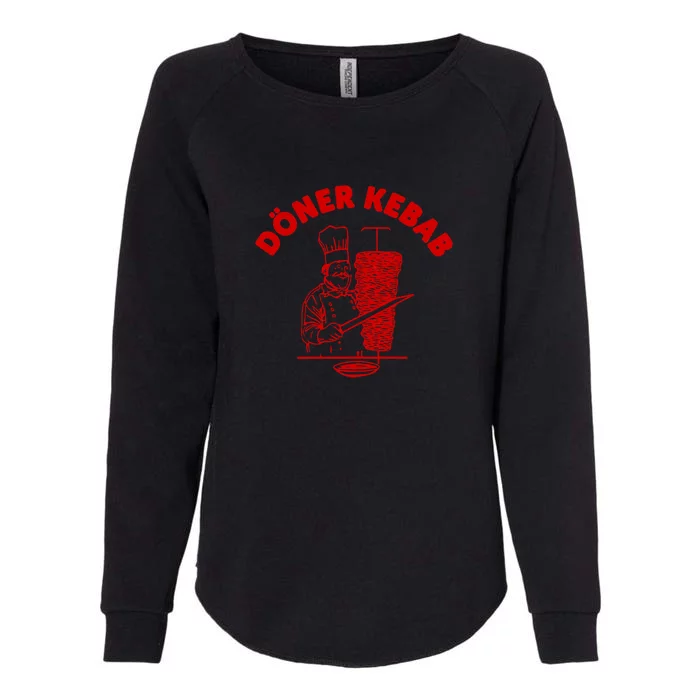 DöNer Kebab Womens California Wash Sweatshirt