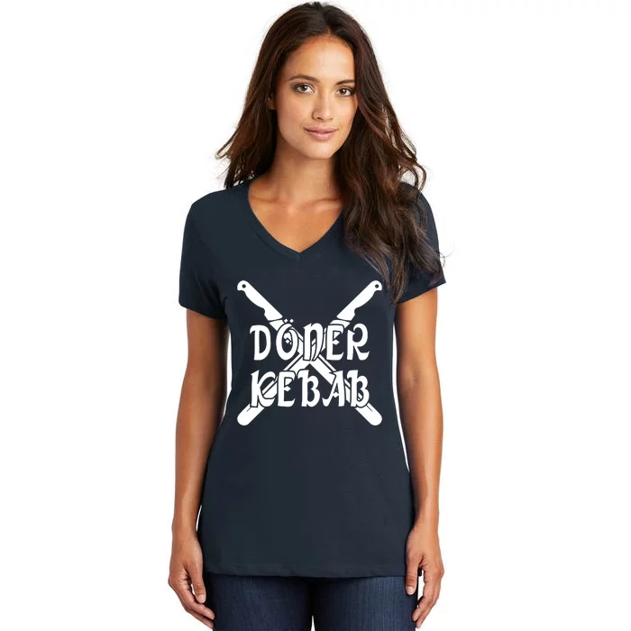 Doner Kebab Women's V-Neck T-Shirt