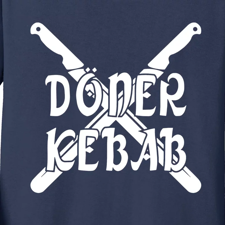 Doner Kebab Kids Long Sleeve Shirt