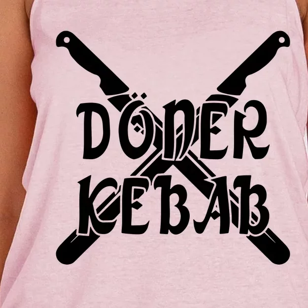 Doner Kebab Women's Knotted Racerback Tank