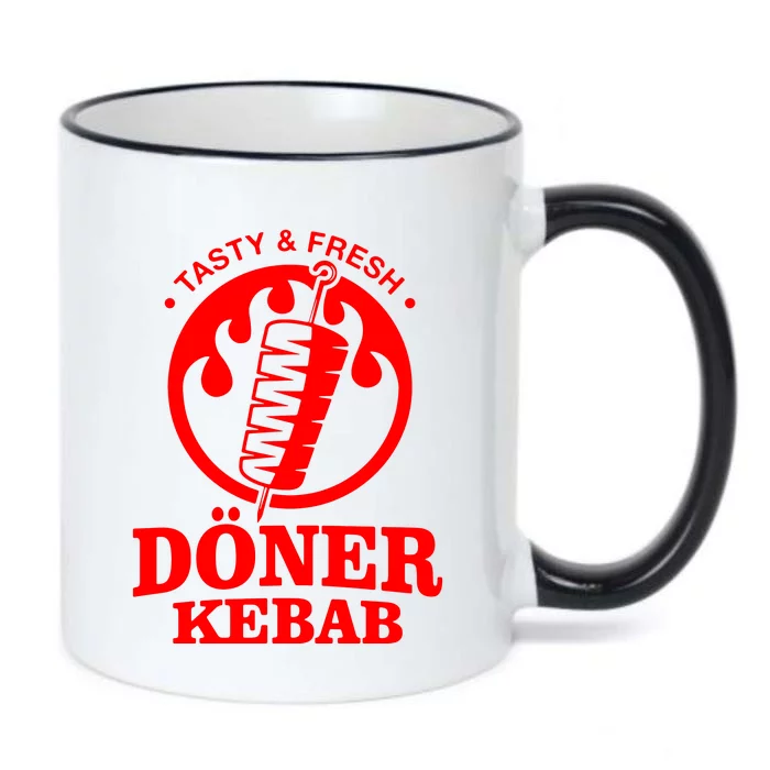 Doner Kebab Doner Fast Food Snack Turkish Car Fun Black Color Changing Mug