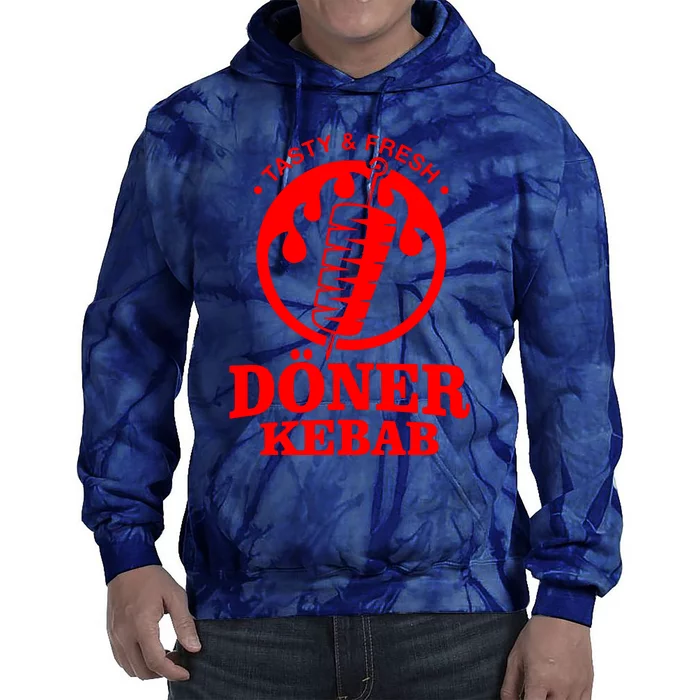 Doner Kebab Doner Fast Food Snack Turkish Car Fun Tie Dye Hoodie