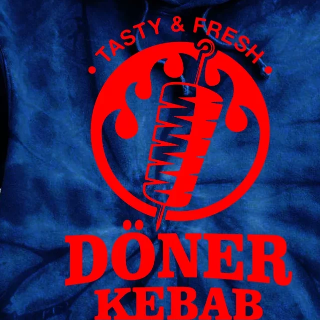 Doner Kebab Doner Fast Food Snack Turkish Car Fun Tie Dye Hoodie