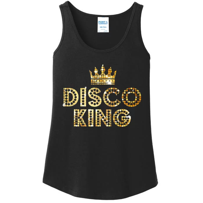 Disco King Funky Vintage 70s 80s Tee For Dance Parties Ladies Essential Tank