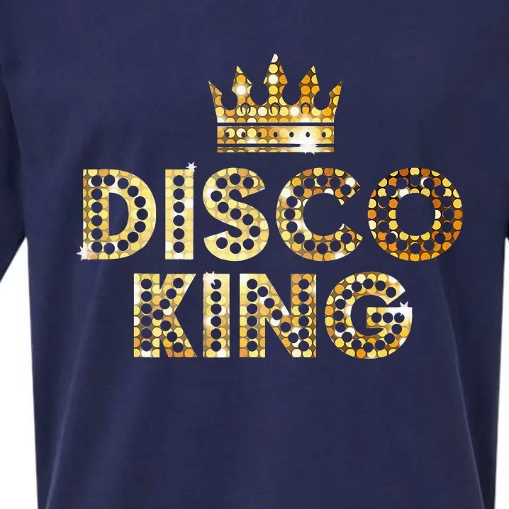 Disco King Funky Vintage 70s 80s Tee For Dance Parties Sueded Cloud Jersey T-Shirt