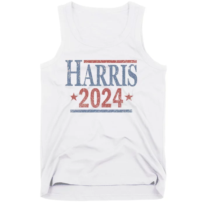 Distressed Kamala Harris 2024 Tank Top