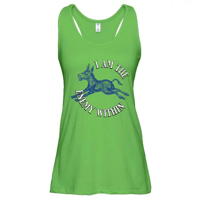 Democrat Kamala Harris Enemy Within Antitrump Left Wing Ladies Essential Flowy Tank