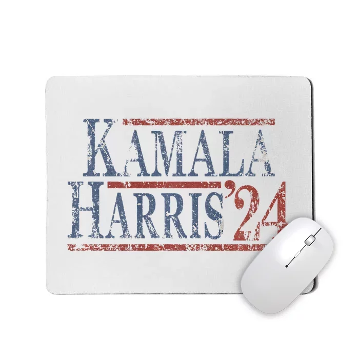 Distressed Kamala Harris 2024 Mousepad