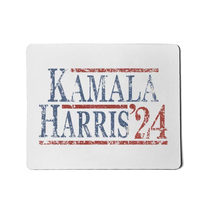 Distressed Kamala Harris 2024 Mousepad