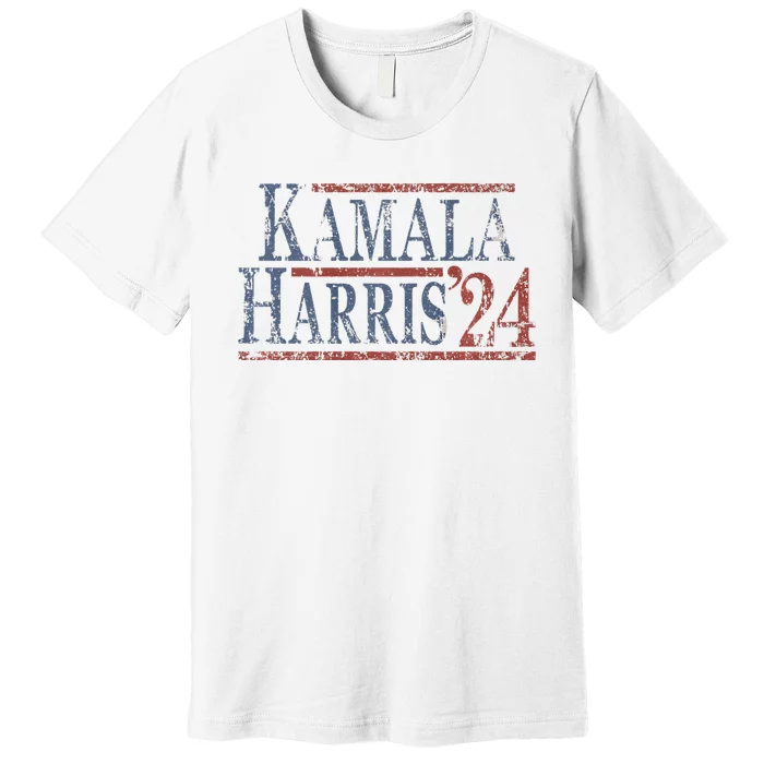 Distressed Kamala Harris 2024 Premium T-Shirt