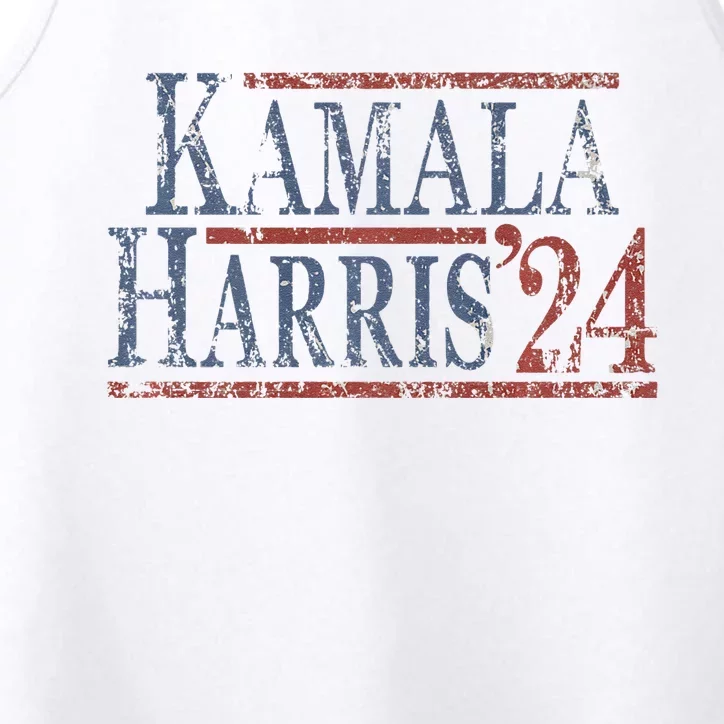 Distressed Kamala Harris 2024 Performance Tank