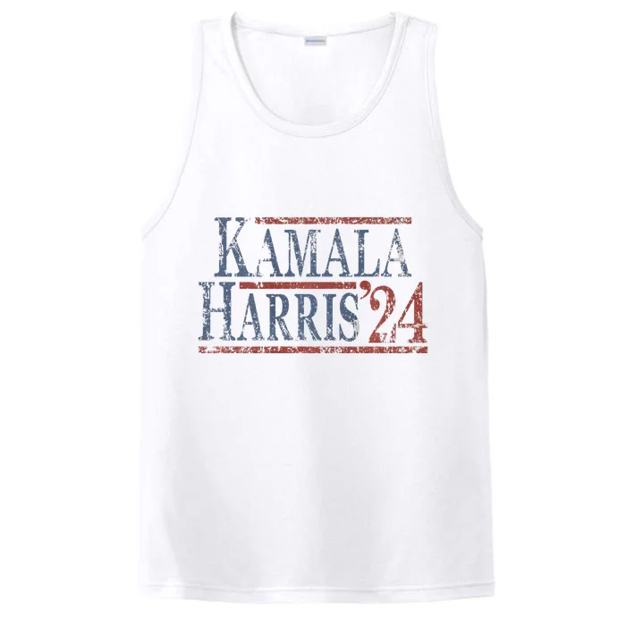 Distressed Kamala Harris 2024 Performance Tank