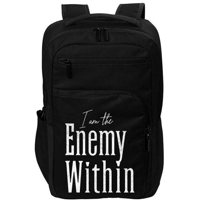 Democrat Kamala Harris Enemy Within Antitrump Left Wing Tank Top Impact Tech Backpack