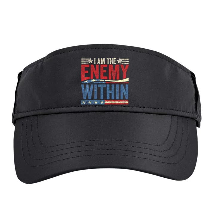 Democrat Kamala Harris Enemy Within Antitrump Left Wing Adult Drive Performance Visor