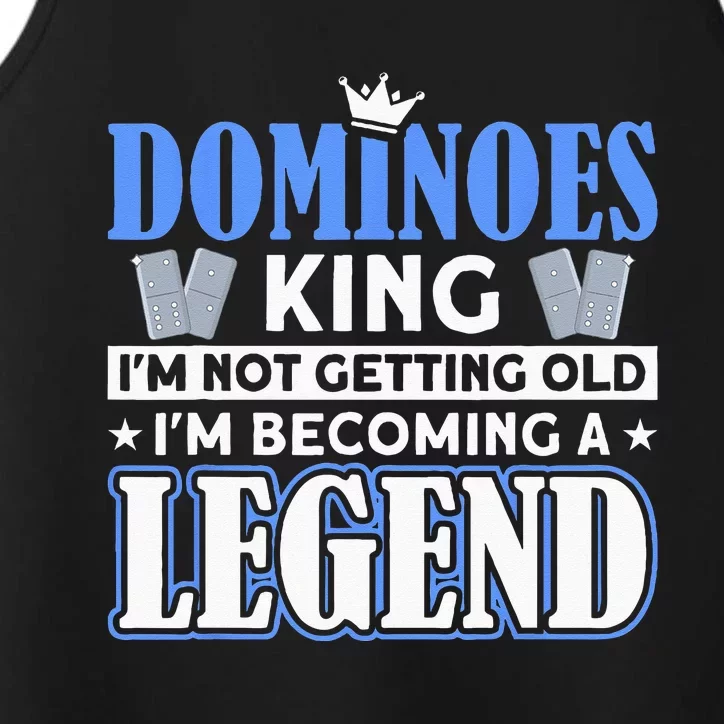 Dominoes King I'm Not Getting Old Dominoes Performance Tank