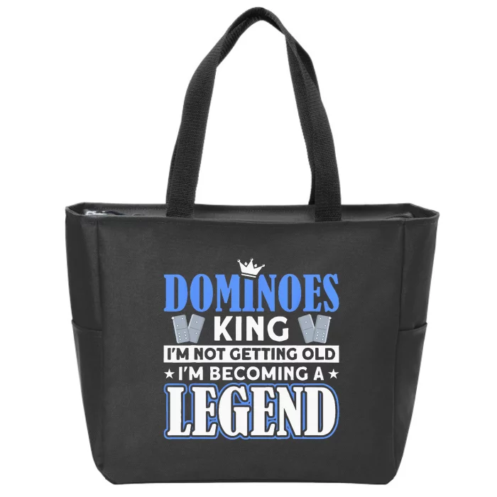 Dominoes King I'm Not Getting Old Dominoes Zip Tote Bag