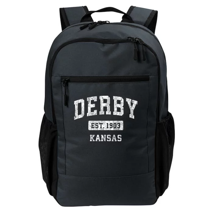 Derby Kansas Ks Vintage Sports Daily Commute Backpack