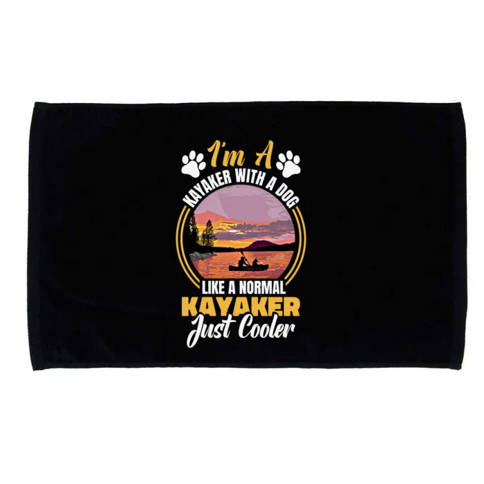 Dog Kayak Lake Kayaking With Dog Life Vest For Kayaking Dog Gift Microfiber Hand Towel