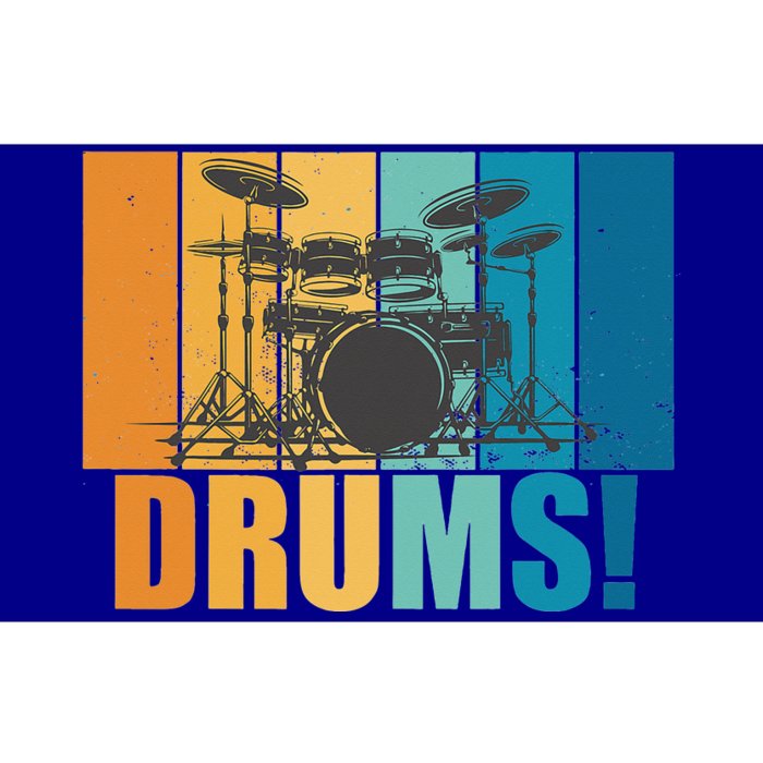 Drum Kit Musician Rock Music Drum Player Bumper Sticker