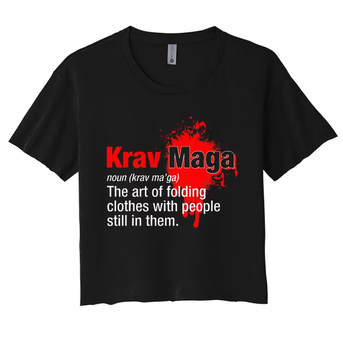 Definition Krav Maga Women's Crop Top Tee