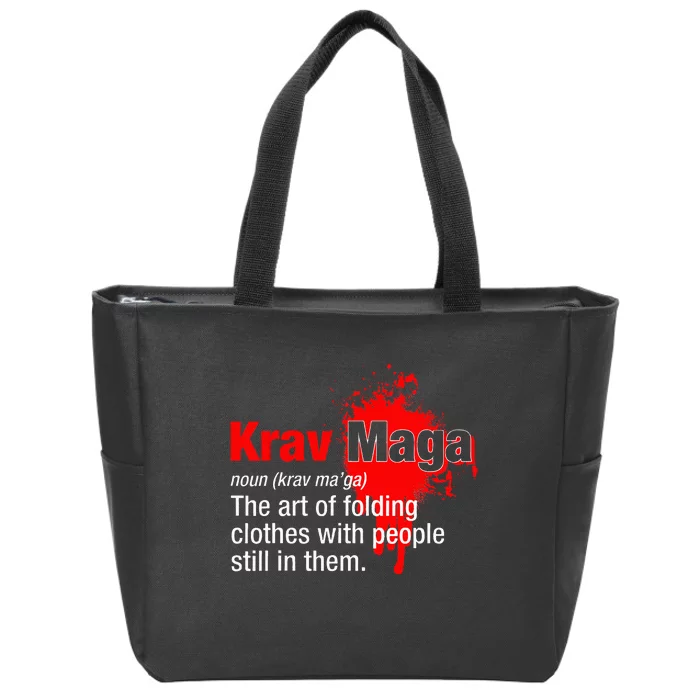 Definition Krav Maga Zip Tote Bag