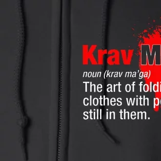 Definition Krav Maga Full Zip Hoodie