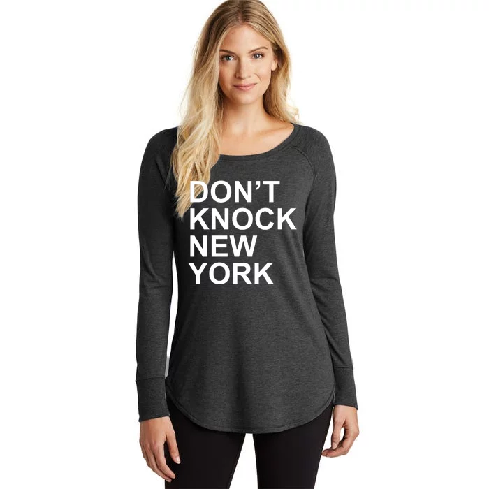 Dont Knock New York Women's Perfect Tri Tunic Long Sleeve Shirt