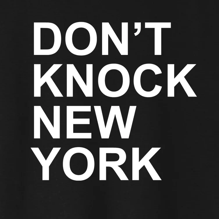 Dont Knock New York Women's Crop Top Tee