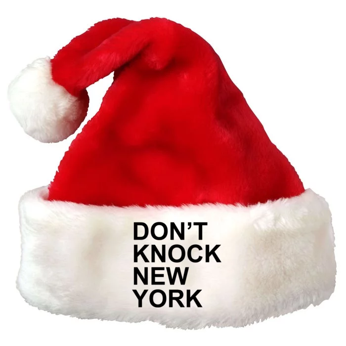 Dont Knock New York Premium Christmas Santa Hat