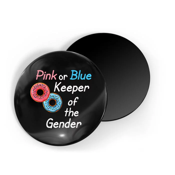 Donuts Keeper Of The Gender Baby Gender Reveal Party Shower Magnet