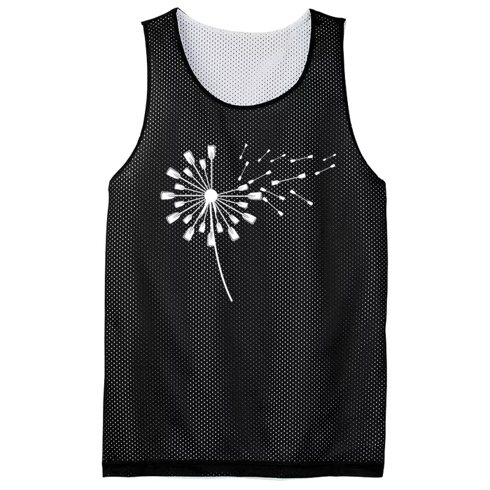 Dandelion Kayak Paddle Meaningful Gift For Kayaker Kayak Great Gift Mesh Reversible Basketball Jersey Tank