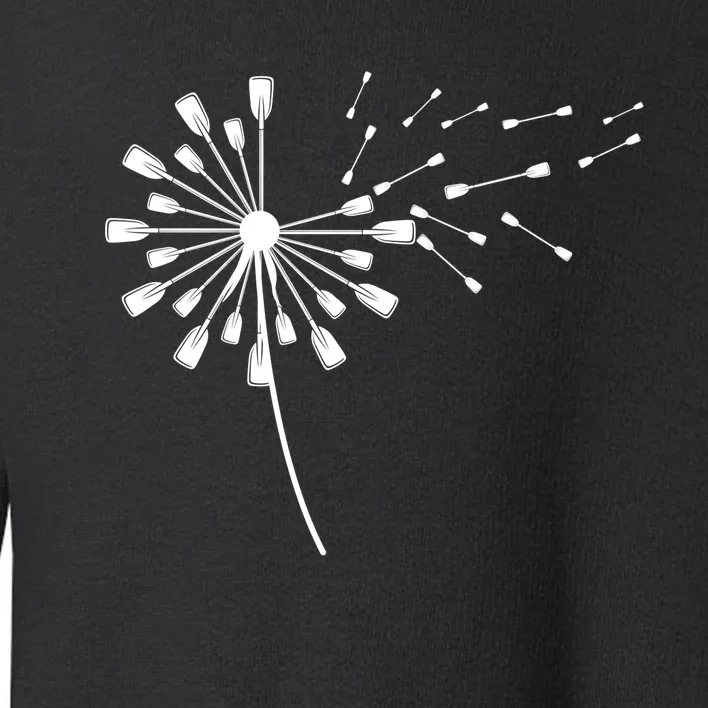 Dandelion Kayak Paddle Meaningful Gift For Kayaker Kayak Great Gift Toddler Sweatshirt