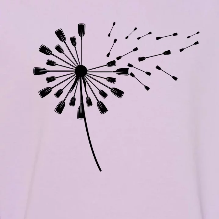 Dandelion Kayak Paddle Meaningful Gift For Kayaker Kayak Great Gift Garment-Dyed Sweatshirt