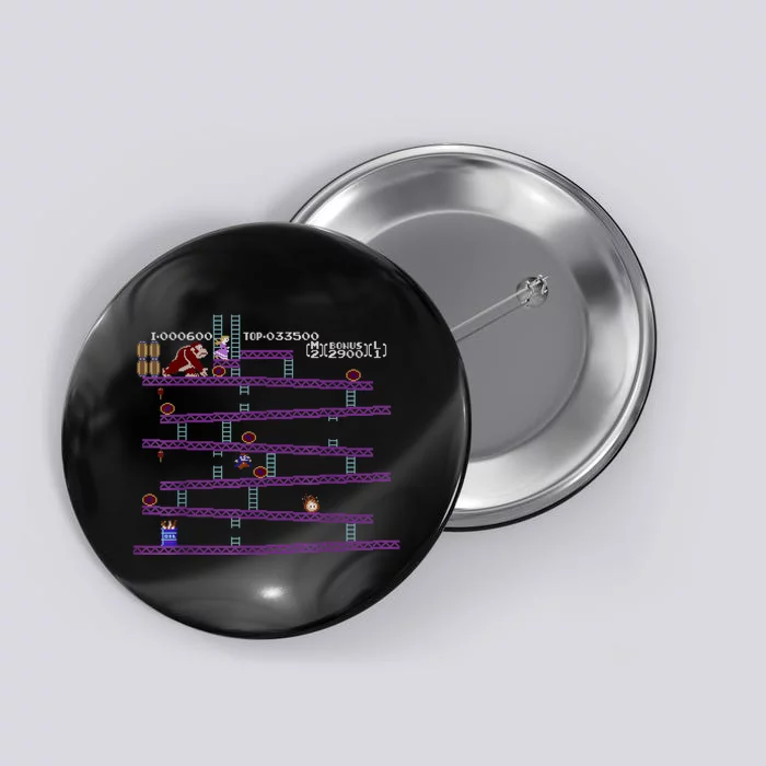 Donkey Kong Retro Arcade Game Screen Button