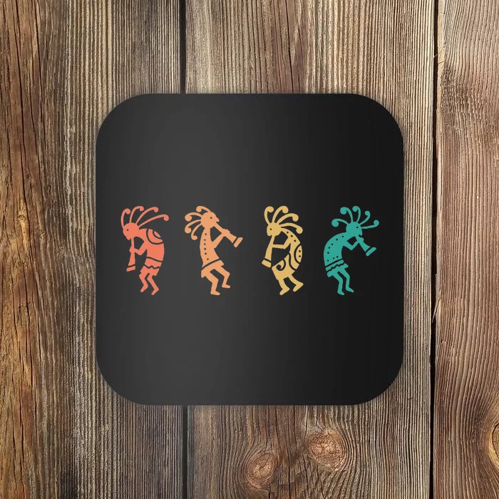 Dancing Kokopelli Southwestern USA Native American Symbol Coaster