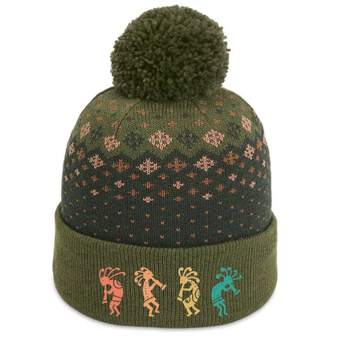 Dancing Kokopelli Southwestern USA Native American Symbol The Baniff Cuffed Pom Beanie