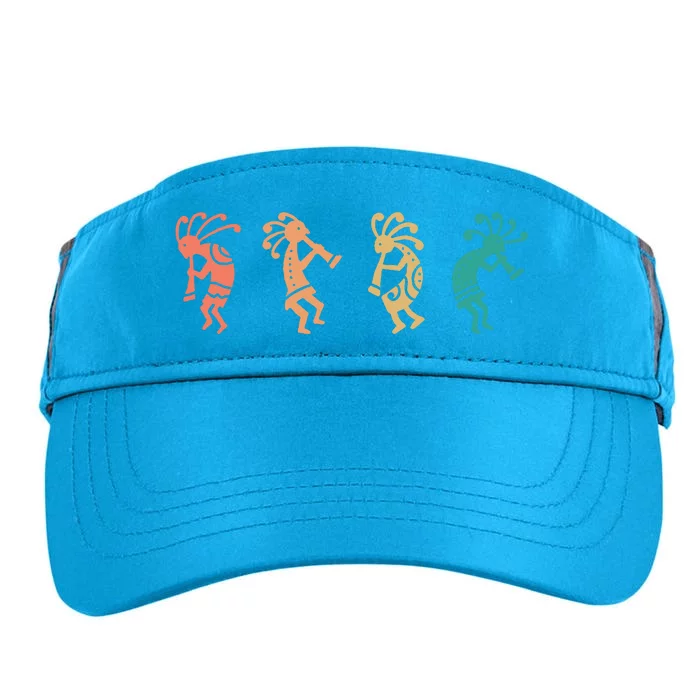 Dancing Kokopelli Southwestern USA Native American Symbol Adult Drive Performance Visor