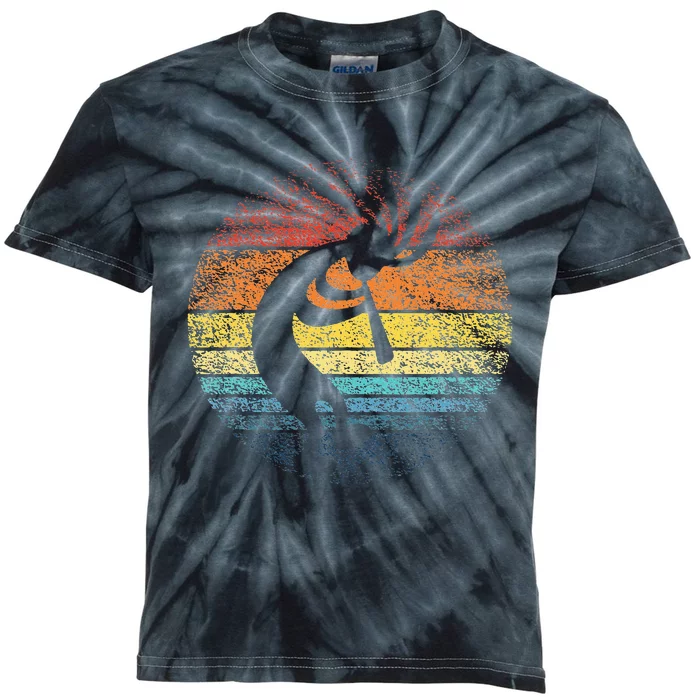 Dancing Kokopelli Southwestern USA Native American Symbol Kids Tie-Dye T-Shirt