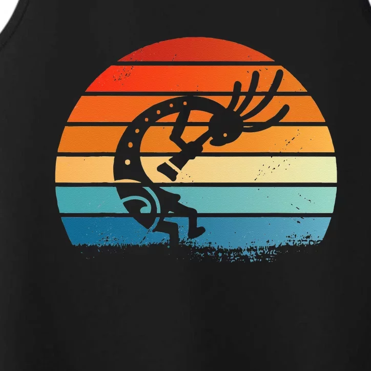 Dancing Kokopelli Southwestern USA Native American Symbol Performance Tank