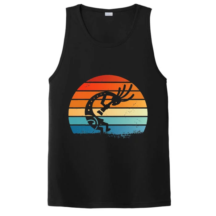 Dancing Kokopelli Southwestern USA Native American Symbol Performance Tank