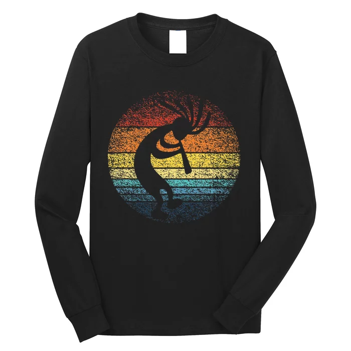 Dancing Kokopelli Southwestern Usa Native American Symbol Long Sleeve Shirt