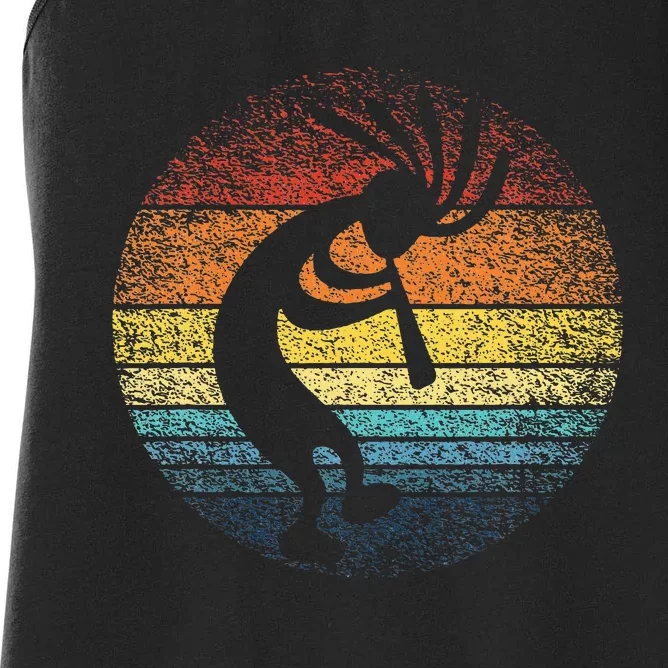 Dancing Kokopelli Southwestern Usa Native American Symbol Women's Racerback Tank