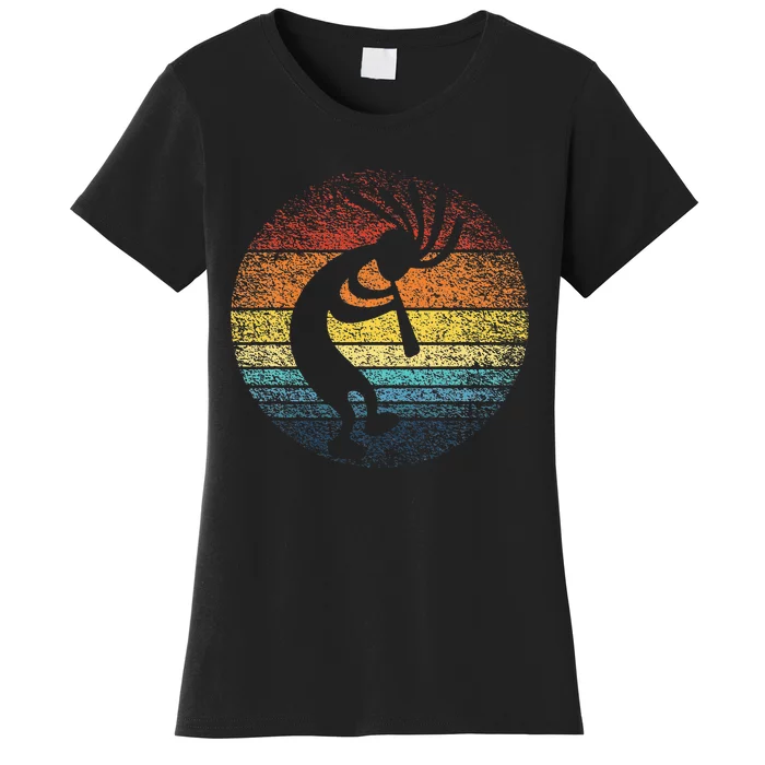 Dancing Kokopelli Southwestern Usa Native American Symbol Women's T-Shirt