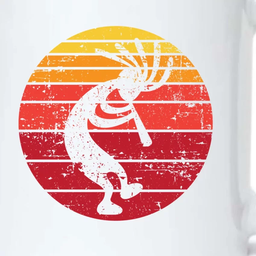 Dancing Kokopelli Southwestern Usa Native American Symbol Gift Black Color Changing Mug