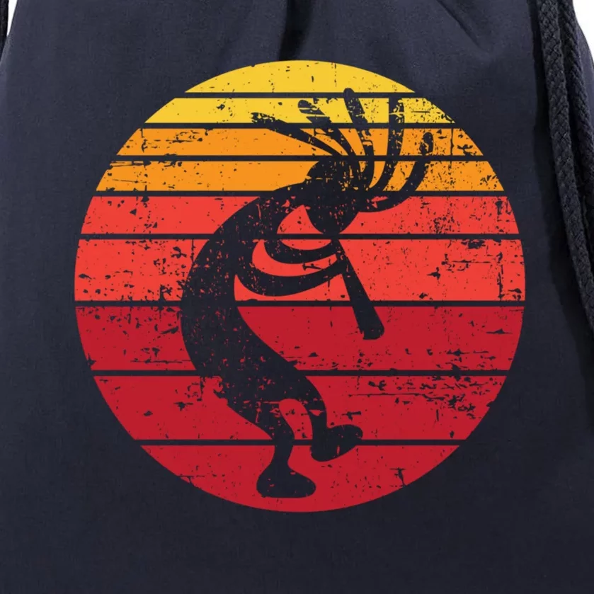 Dancing Kokopelli Southwestern Usa Native American Symbol Gift Drawstring Bag