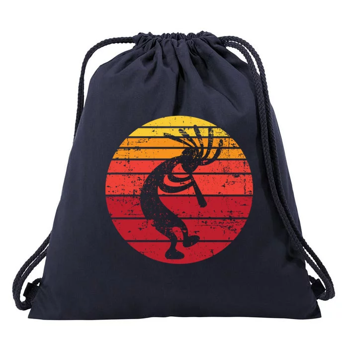 Dancing Kokopelli Southwestern Usa Native American Symbol Gift Drawstring Bag