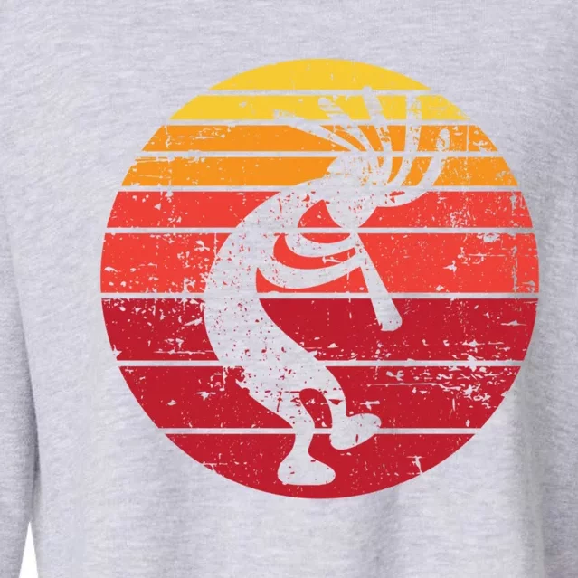 Dancing Kokopelli Southwestern Usa Native American Symbol Gift Cropped Pullover Crew